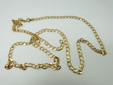 A 9ct gold necklace, 5.2g