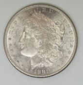 1881 USA Morgan dollar, San Francisco Mint, EF