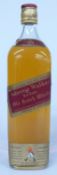 Johnnie Walker red label Old Scotch Whisky, NAAFI Stores for H.M Forces, 1 litre