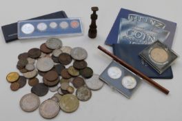George V 1935 'rocking horse' crown together with a 1937 George VI Coronation example and other