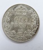 Edward VII 1902 matt proof sixpence
