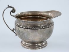 George V hallmarked silver jug, Birmingham 1928 maker William Neale, height 6.5cm, 91g