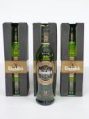 Three bottles of Glenfiddich 12 year old Special Reserve pure single malt Scotch whisky, 70cl, 40%