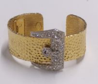 Kenneth Lane bangle in the form of a buckle