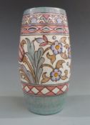 Bursley Ware Charlotte Rhead vase impressed TL760 to base, 22cm tall.