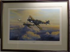 Robert Taylor limited edition print 'Ace of Aces', signed to margin by artist and pilot, no 200 of