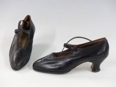 A pair of Victorian ladies shoes by Marshall and Snelgrow