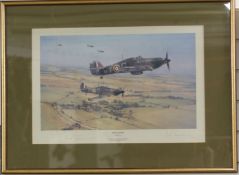 Robert Taylor print 'Moral Support', signed by artist and Peter Townsend, limited edition of 1500,