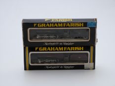Two Graham Farish N gauge BR 4-6-2 Duchess Class locomotives Duchess of Hamilton 1816 and King