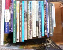 A collection of WWII military books, mainly USAAF Airfields, Clothing and Equipment including