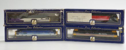 Four Lima 00 gauge CO-CO diesel locomotives Virgin Class 47 702 L204636, EWS Class 47786 Roy