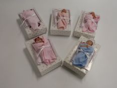 Five The Ashton Drake Galleries dolls Handful of Love, Handful of Joy, Handful of Purity, Handful of