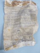 A military signals kite in original canister