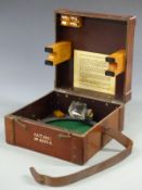 Circa WWII boxed Pattern 1950 Azimuth Circle navigation instrument