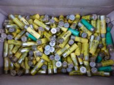 Two-hundred 20 bore shotgun cartridges mostly 6 shot 28g loads. PLEASE NOTE THAT A VALID RELEVANT