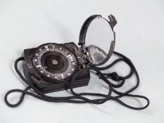 WWII German military compass marked Busch Rathenow