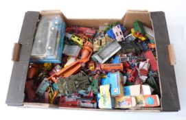 A large quantity of Matchbox, Corgi, Morestone, Ideal and similar diecast model vehicles, some in