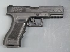 Umarex SA 177 .177 air pistol, serial number 11M50010, with original instruction booklet.