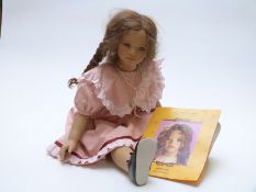 Annette Himstedt Kinder doll Lona 1993/94, 70cm tall, in original box with certificate of