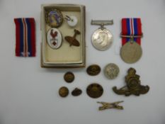British Army WWII medal group to A F Bendall R A, comprising War Medal and Defence Medal together