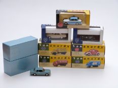 Nine Vanguards 1:43 scale diecast model vehicles including 35th Anniversary, International Lledo