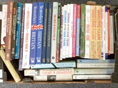 A collection of WWII related military books including Women of the War Years, Osprey's Women at War,