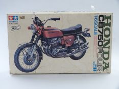 Tamiya 1:6 scale Honda CB750 Four model kit, in original box