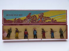 Britains Wild West lead model North American Indians mounted, 150, in original box