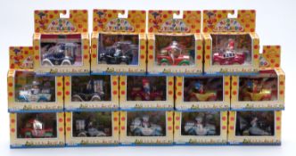 Fourteen Lledo Noddy in Toyland diecast model vehicles, all in original boxes