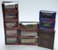 Ten Exclusive First Editions (EFE) 1:76 scale diecast model buses, together with The Rank Hovis