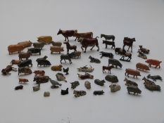 Sixty- three Britains and similar lead model farm animals