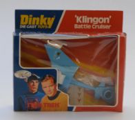 Dinky Toys diecast model Star Trek 'Klingon' Battle Cruiser 357, in original box with decals and