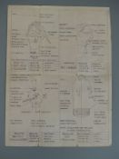 WWII interest - technical drawing charactures of leaders