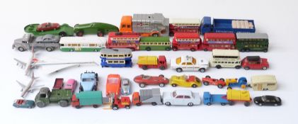 Over fifty Corgi, Dinky, Marklin, Conrad, Matchbox and similar diecast model vehicles including
