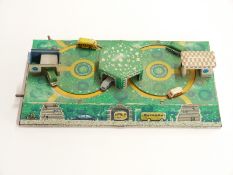 Russian Abtotpacca clockwork tin plate model bus toy