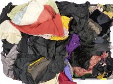 Collection of vintage fabric offcuts and trims