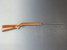 BSA Mk1 .177 air rifle with BSA carved impressed to stock, serial number CA52807