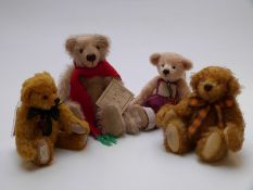 Four Deans Teddy bears all limited edition comprising Mickey 31/50, Jim 40/40, Joe 46/150 and Rag