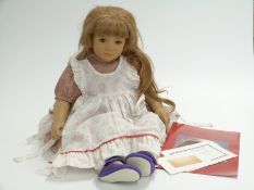 Annette Himstedt Kinder doll Neblina 1991/92, 65cm tall, in original box with certificate of