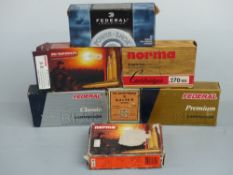 Seventy four rounds of section 1 ammunition comprising 16 Federal .243 Win 80grs Power Shock soft