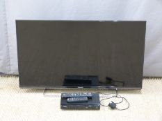 Panasonic 40 inch TX-40ES50 LED flatscreen TV, Blu-ray player, Pioneer CD and radio and Cambridge