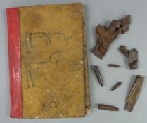 Iraqi Army book containing weapon records and receipts for the 3rd Iraqi Company, together with