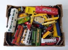 Sixty-nine Matchbox, Corgi and Solido diecast model vehicles including Super Kings, Kingsize etc