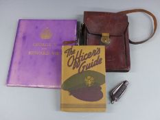 United States Army 'The Officer's Guide' book with a Royal souvenir book George V and Edward VII