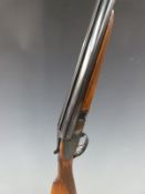 BRNO ZP49 12 bore side by side sidelock ejector shotgun with chequered grip and forenD, double