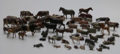 Sixty- three Britains and similar lead model farm animals