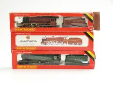 Three Hornby 00 gauge LMS 4-6-0 locomotives Patriot Class 5XP Duke of Sutherland R357 Class 5 4657