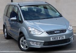Ford Galaxy 2.0TDCi Zetec diesel 6 speed, registration VX13 VTA, silver, 49519 miles, with service
