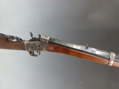 Pedersoli Sharps Creedmore Remington style .45-70 rolling block target rifle with folding long range