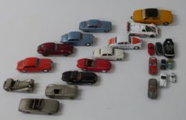 Twenty-two Corgi, Matchbox and similar diecast model cars